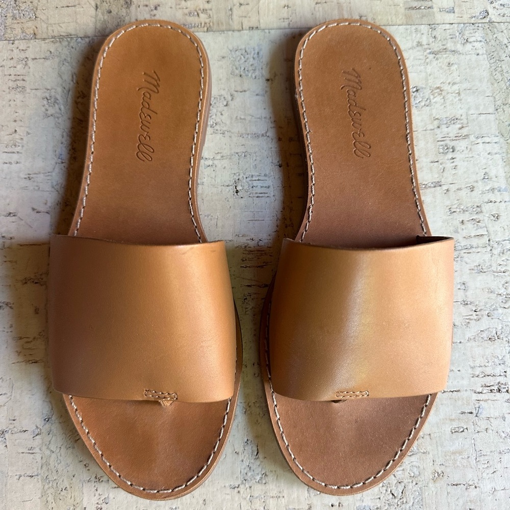 Madewell Light Brown Leather Sandals